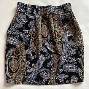 RESERVED brand Skirt Paisley print XXS new
